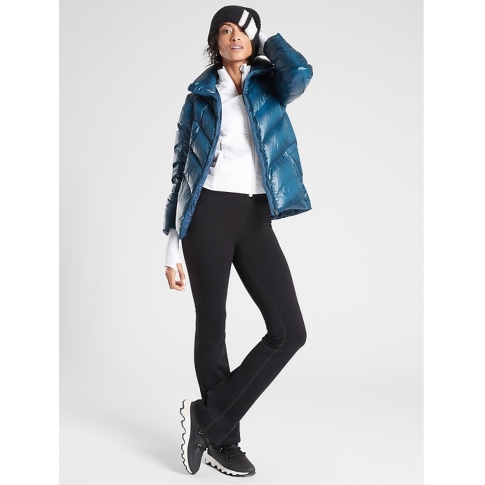 NWT Athleta Altitude Pant in Polartec Solid Black